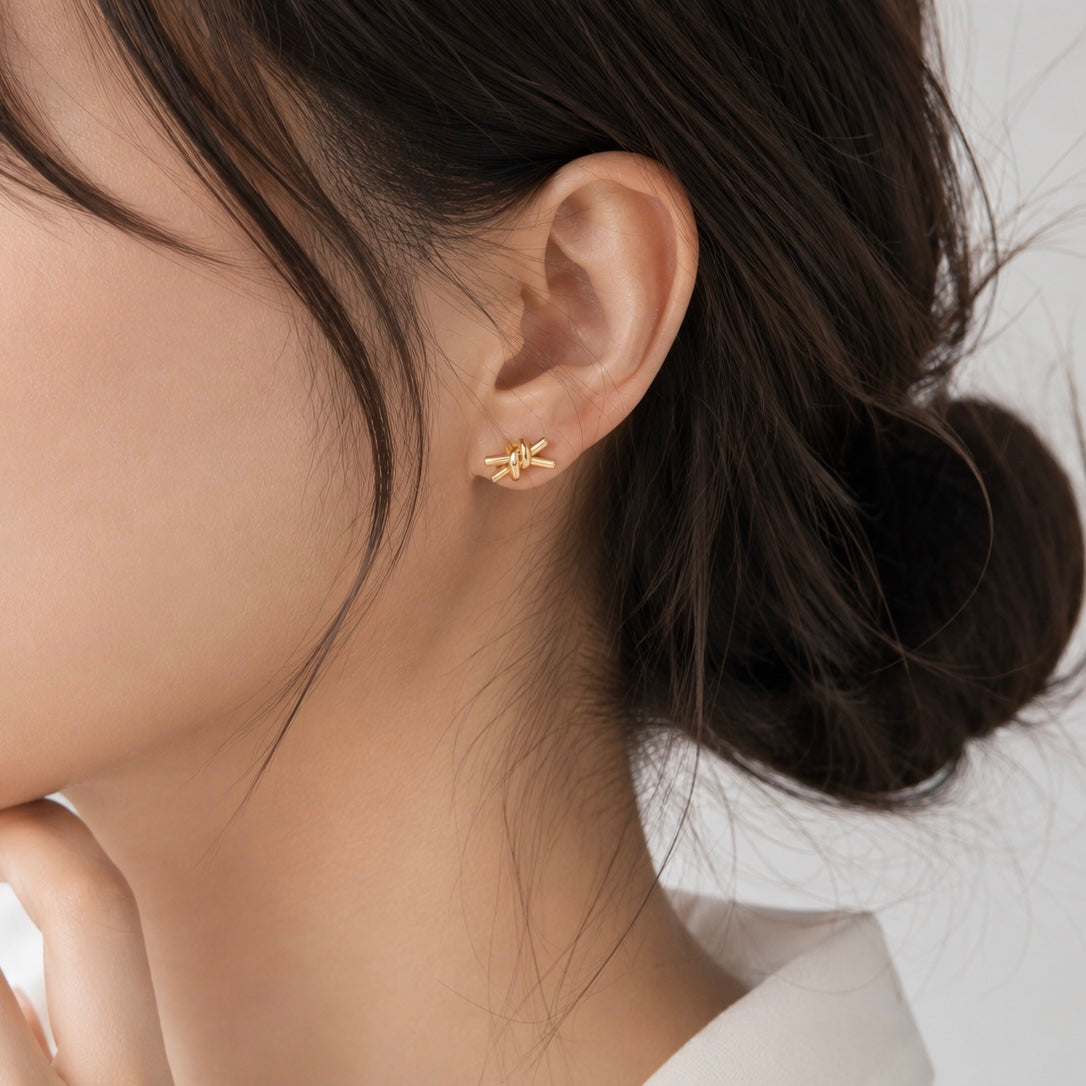 Mini Knot Earrings