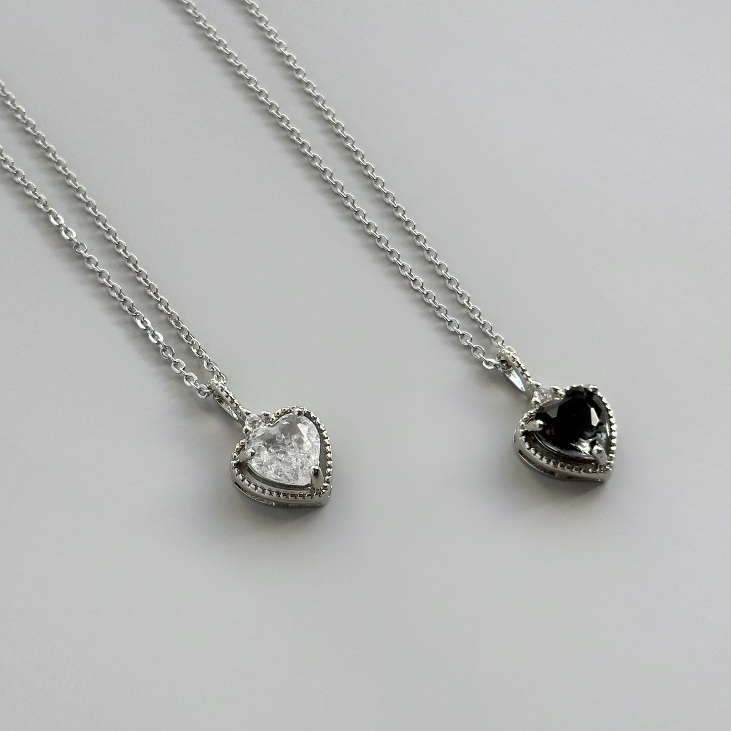 CZ Heart pendant Necklace