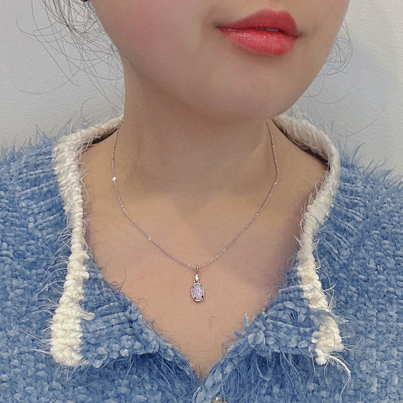 Opal pendant Necklace