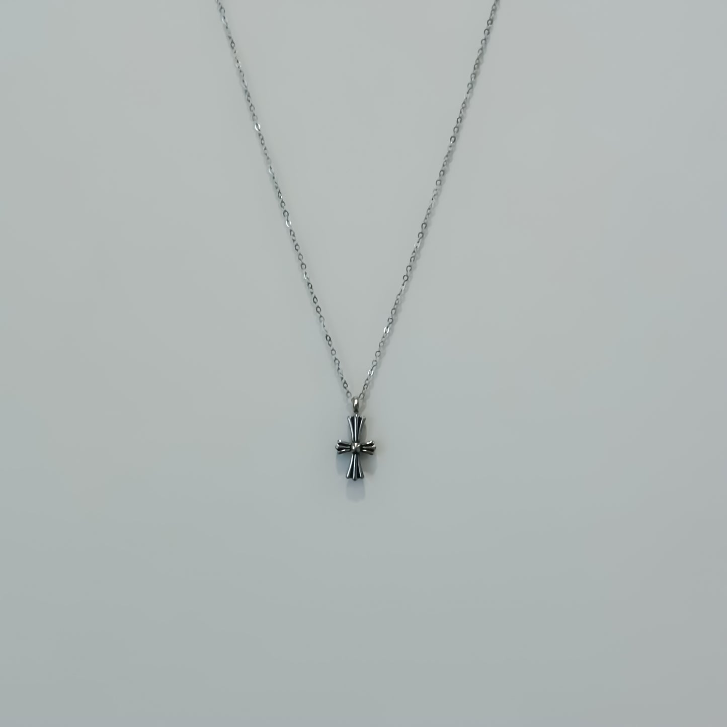 Gothic Edge cross necklace