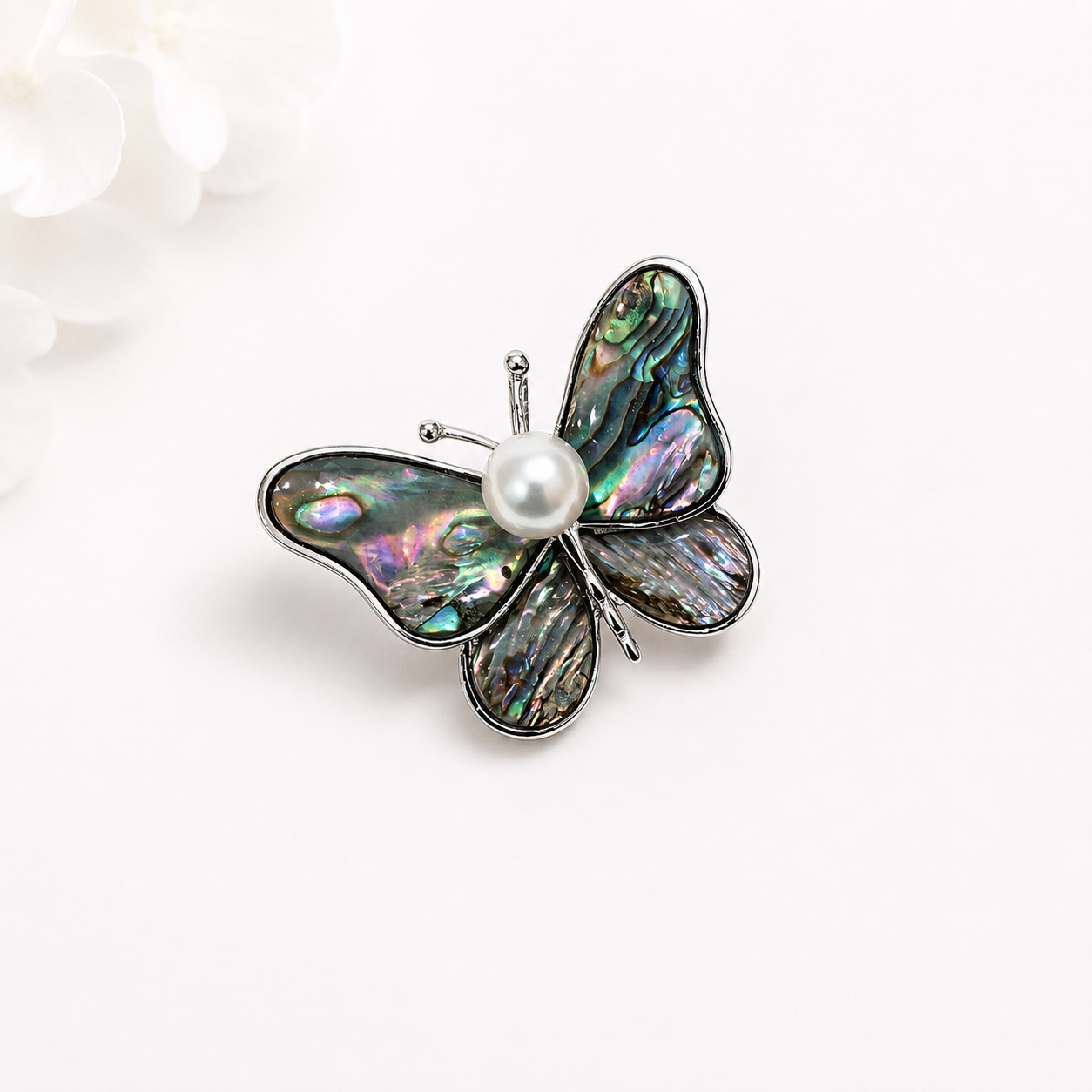 Mother of Pearl Brooches