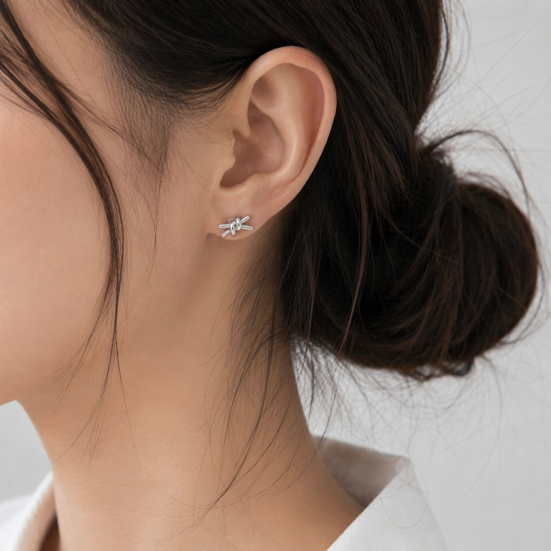 Mini Knot Earrings