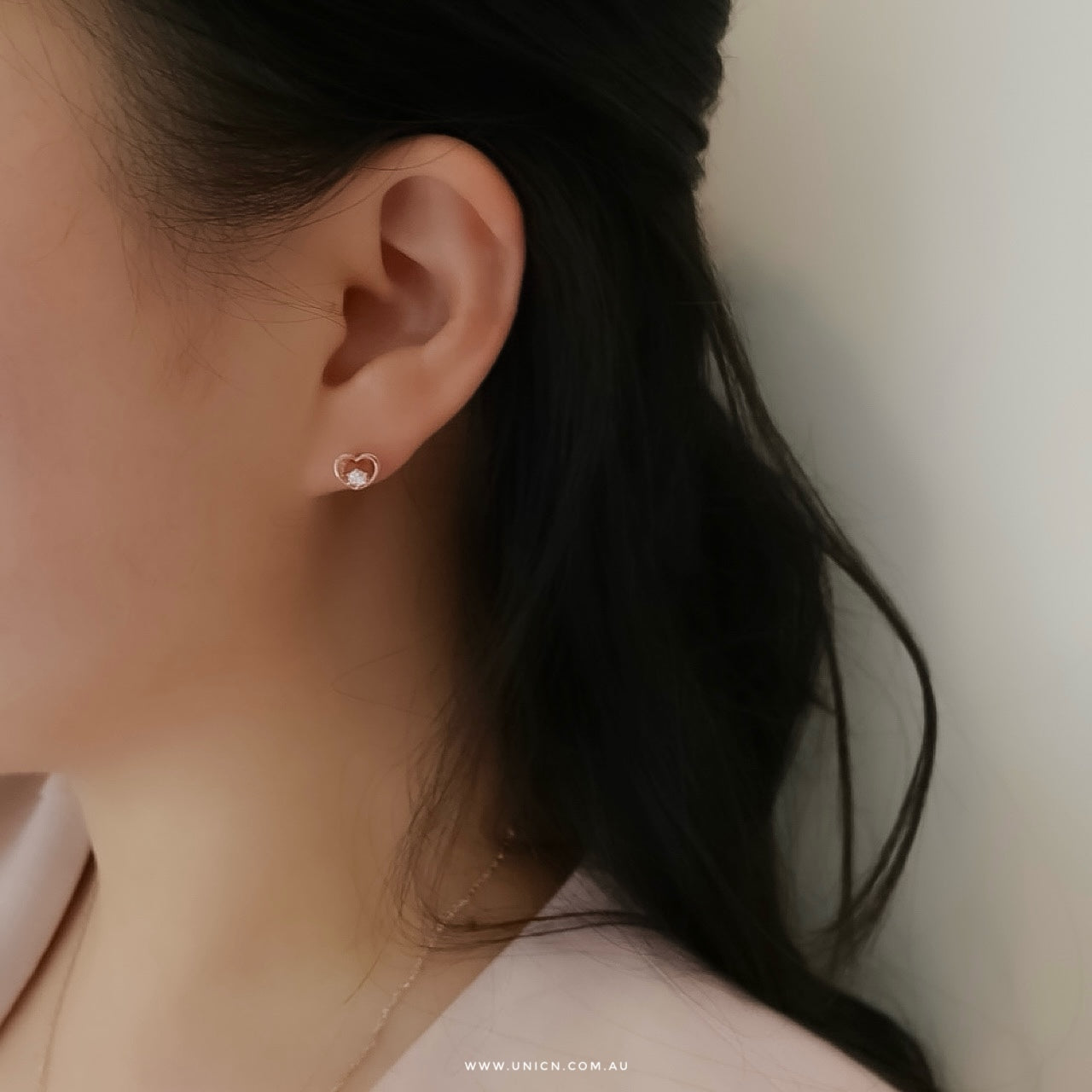 Heart CZ Piercing & Earring